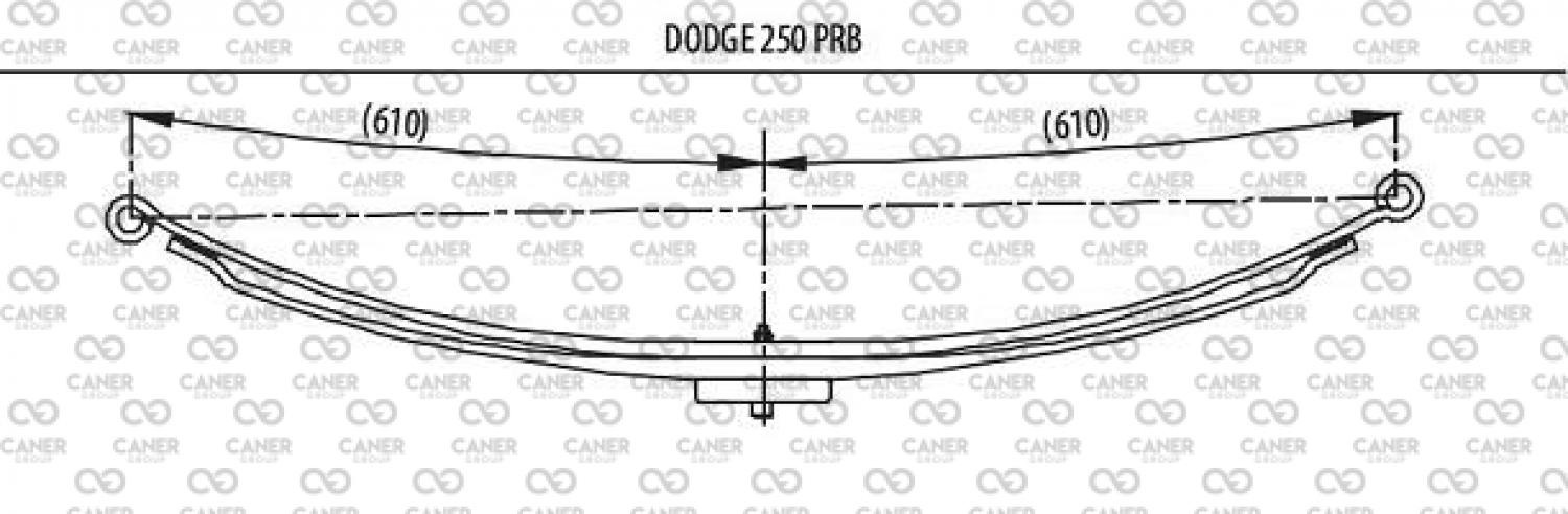 DODGE AS PD 250 PARABOLİK (4X2) 34483T ön komp-;34483T; 